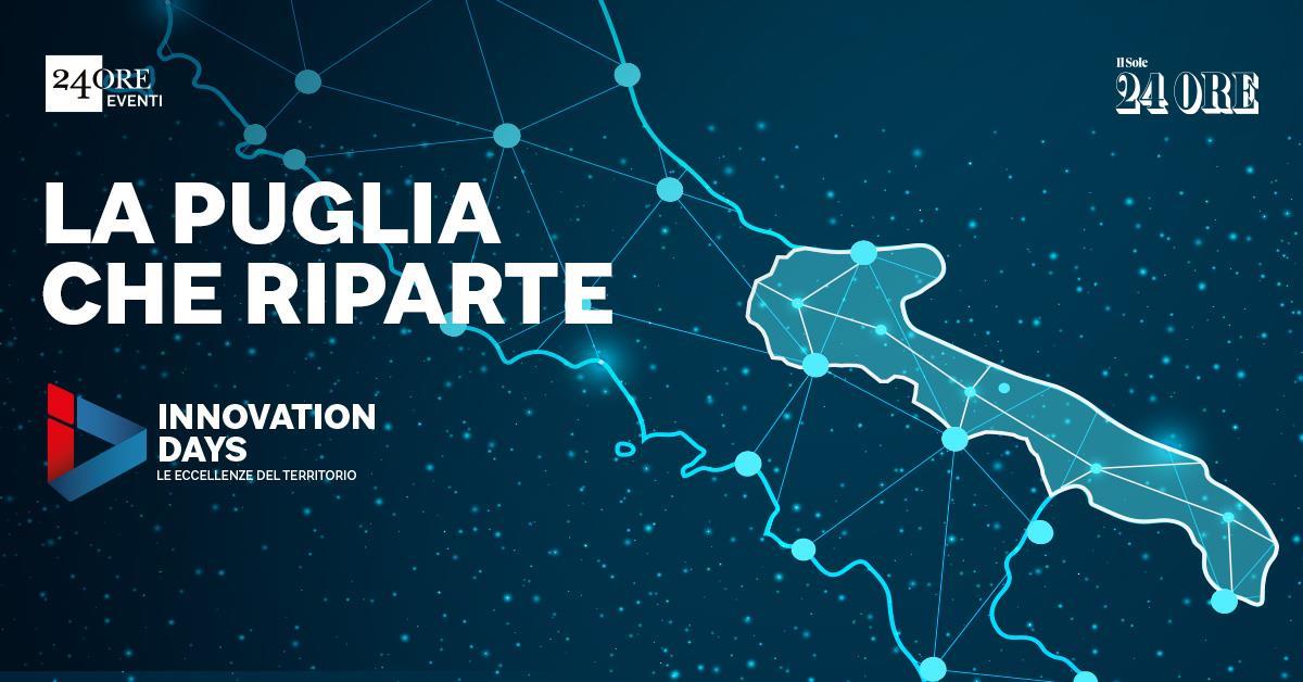 Il CEO Michele Moretti interviene agli Innovation Days Puglia del Sole 24 Ore. Guarda il video del suo intervento