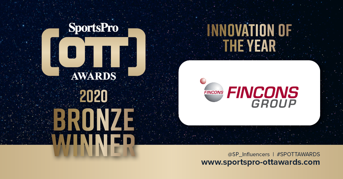 Fincons Group ha vinto il prestigioso premio SportsPro OTT Awards grazie alla piattaforma Smart Digital Platform