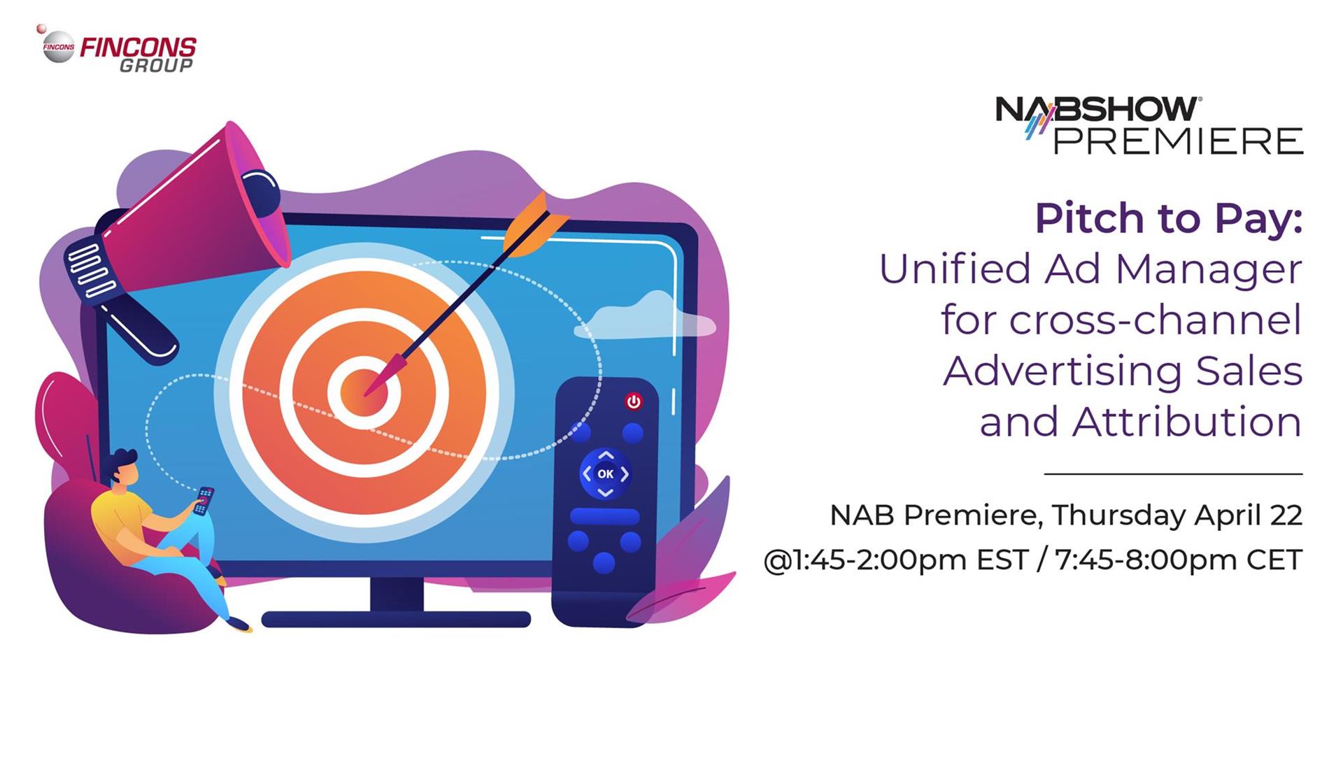 Fincons presenta Unified Ad Manager al NAB Show Premiere