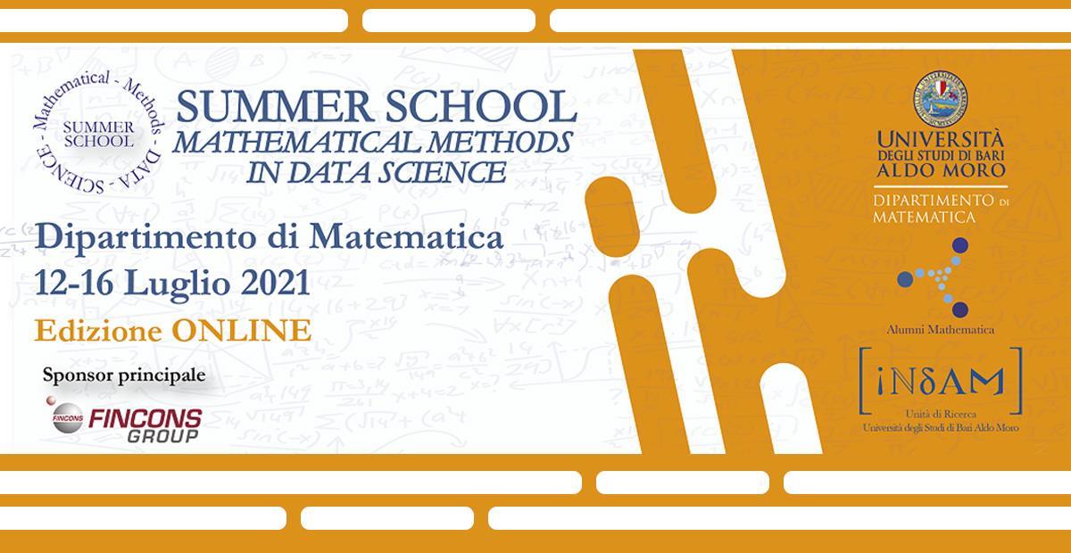 Fincons Group alla Summer School in Mathematical Methods in Data Science