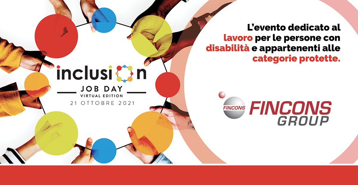 Fincons Group partecipa all’Inclusion Job Day 2021