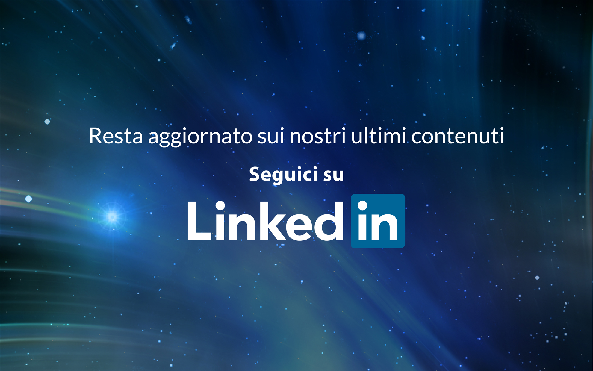 Seguici su Linkedin