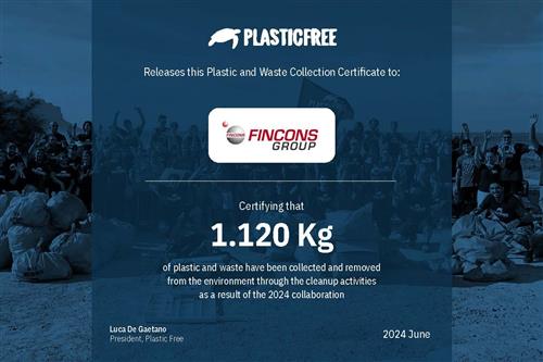 Fincons Group e Plastic Free ancora una volta insieme per l’ambiente