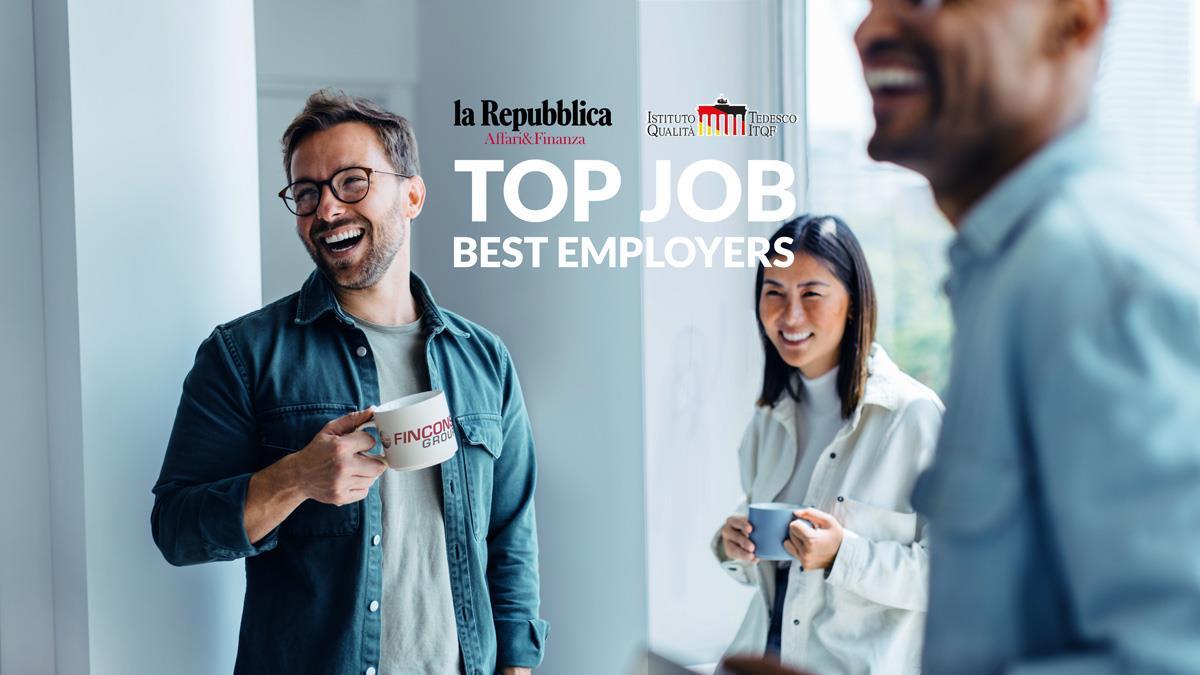 Fincons Group rinnova la sua presenza nella Classifica Top Job- Best Employers 2024/2025