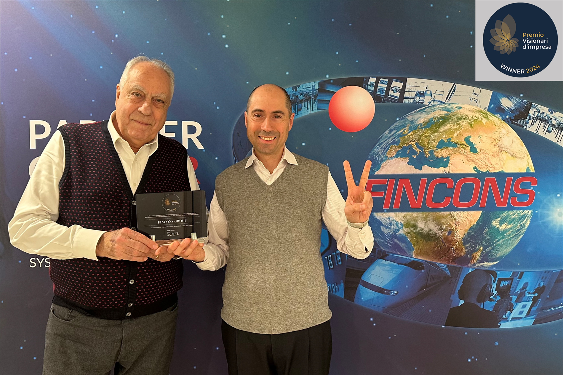 Fincons riceve il Premio Visionari d'Impresa 2024