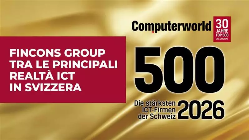 Fincons Group nella Classifica Computerworld CH TOP500 2026